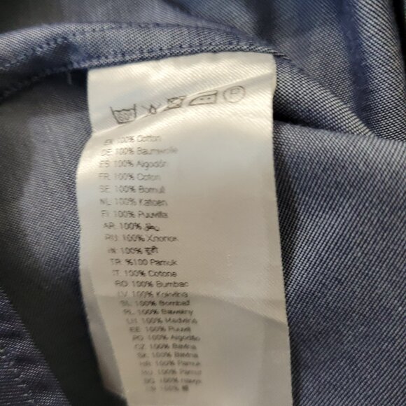 Lipson Signature Button up Dress Shirt Classic Fit 17.5 neck Plaid - Picture 10 of 11